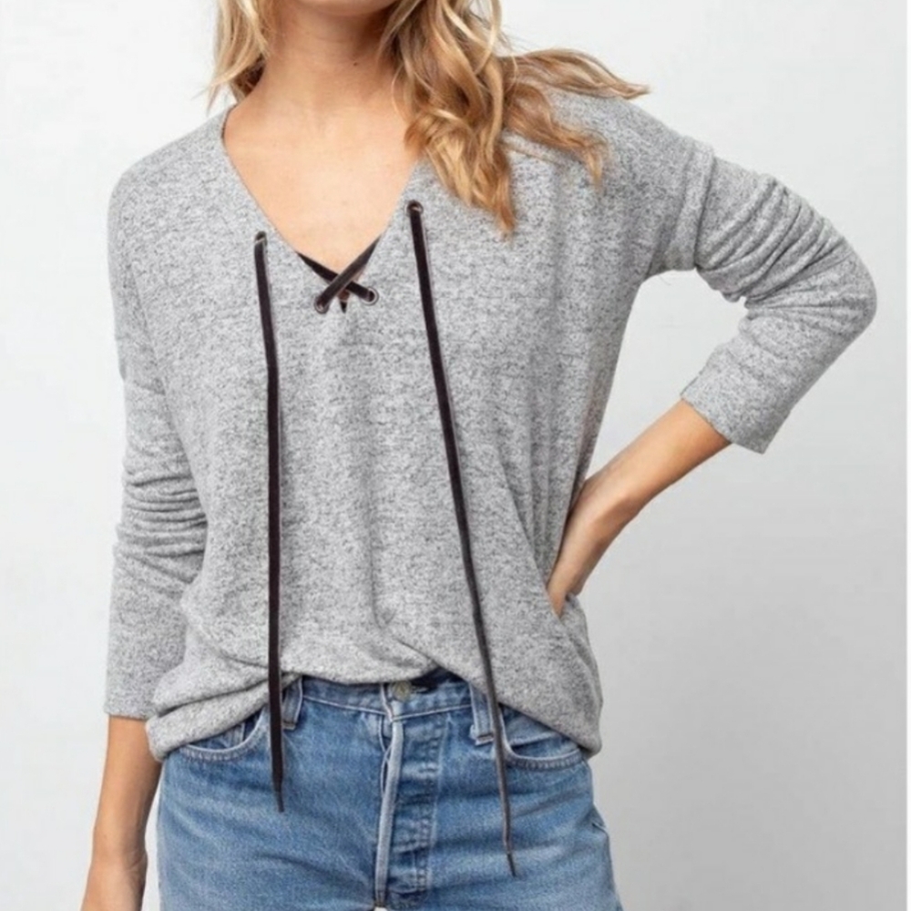 Rails Leigh Brushed Fleece Pullover Medium - image 1